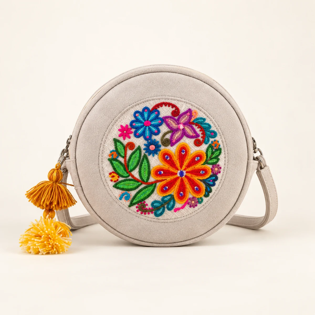 Bolso Tinya (Crudo floral)