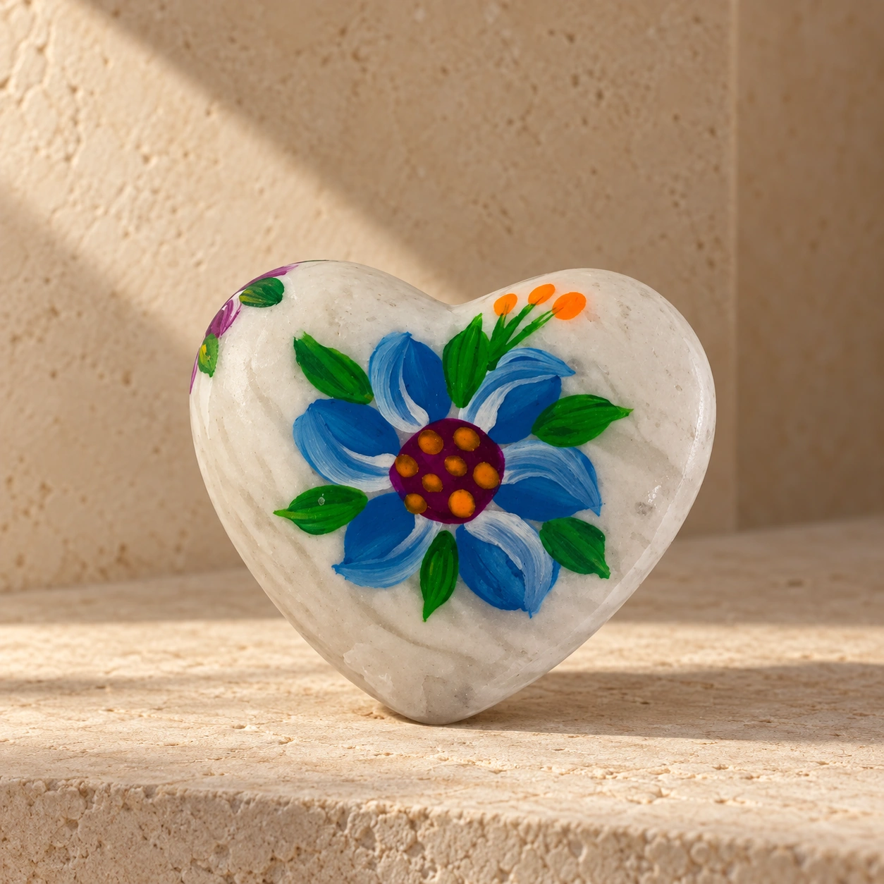Corazón de Piedra de Huamanga Pintado — Pieza 02 - Vista 3