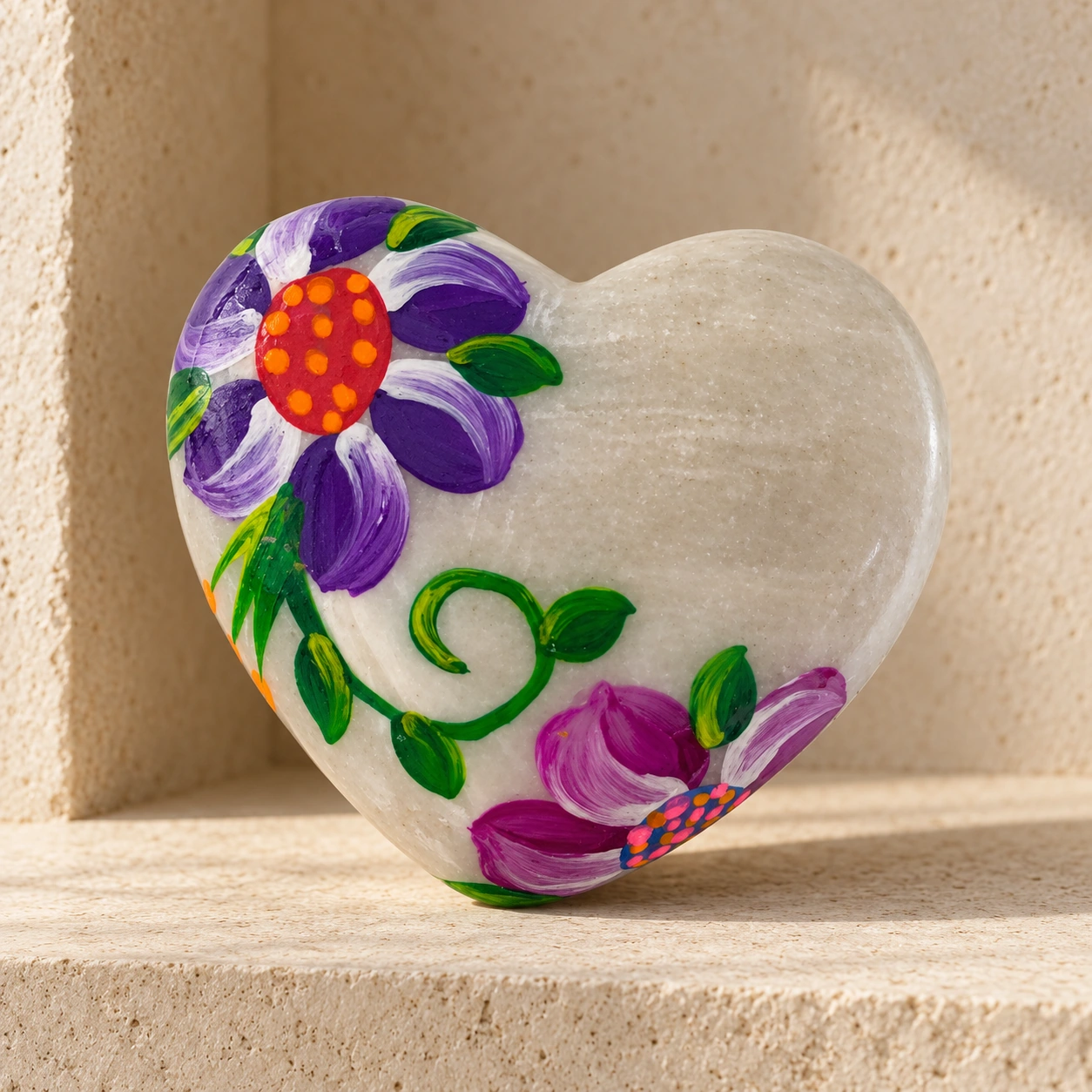 Corazón de Piedra de Huamanga Pintado — Pieza 03 - Vista 3