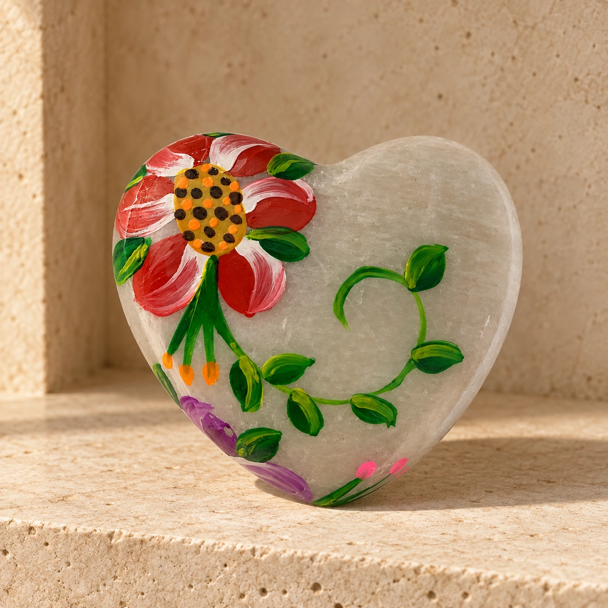 Corazón de Piedra de Huamanga Pintado — Pieza 04 - Vista 3