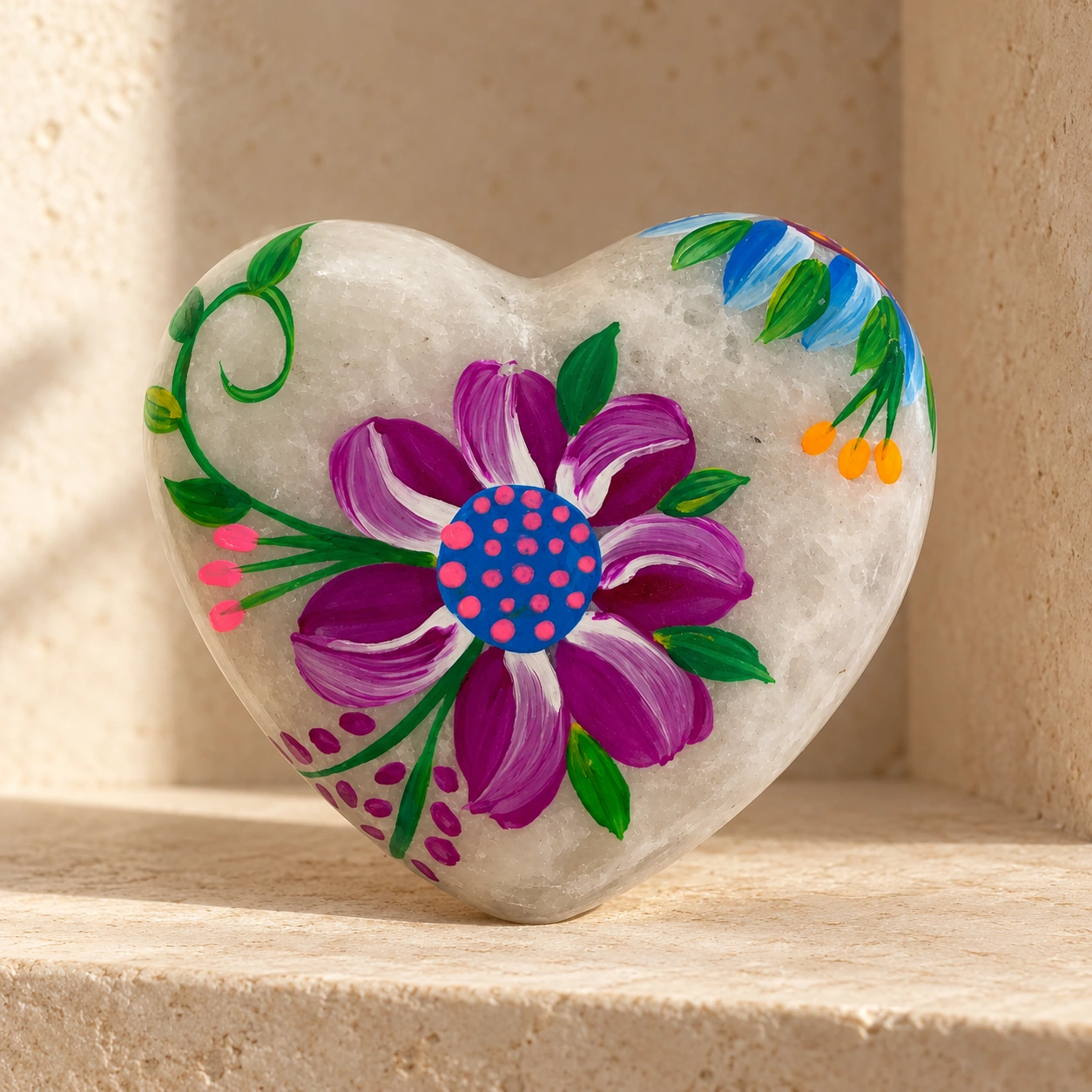 Corazón de Piedra de Huamanga Pintado — Pieza 06 - Vista 3