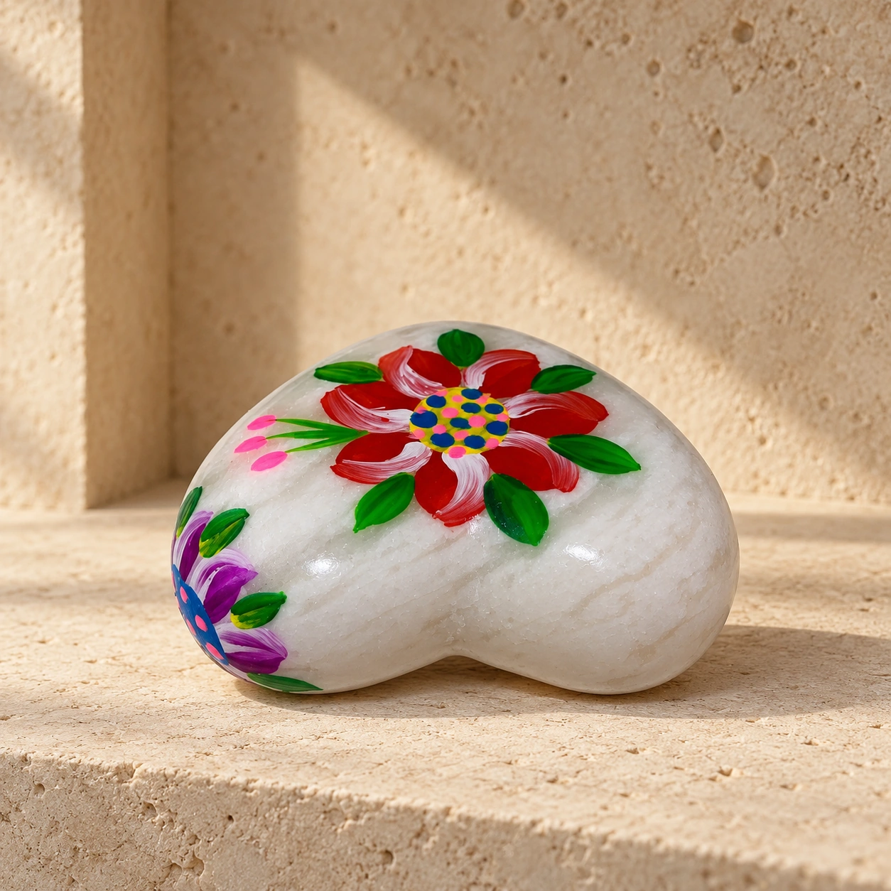 Corazón de Piedra de Huamanga Pintado — Pieza 08 - Vista 3