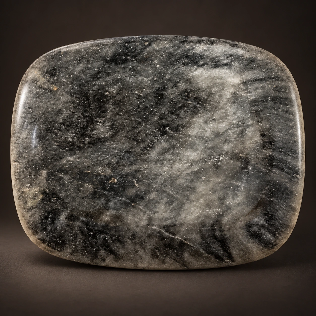 Joyero Tallado en Piedra Oscura — Modelo 3 - Vista 2
