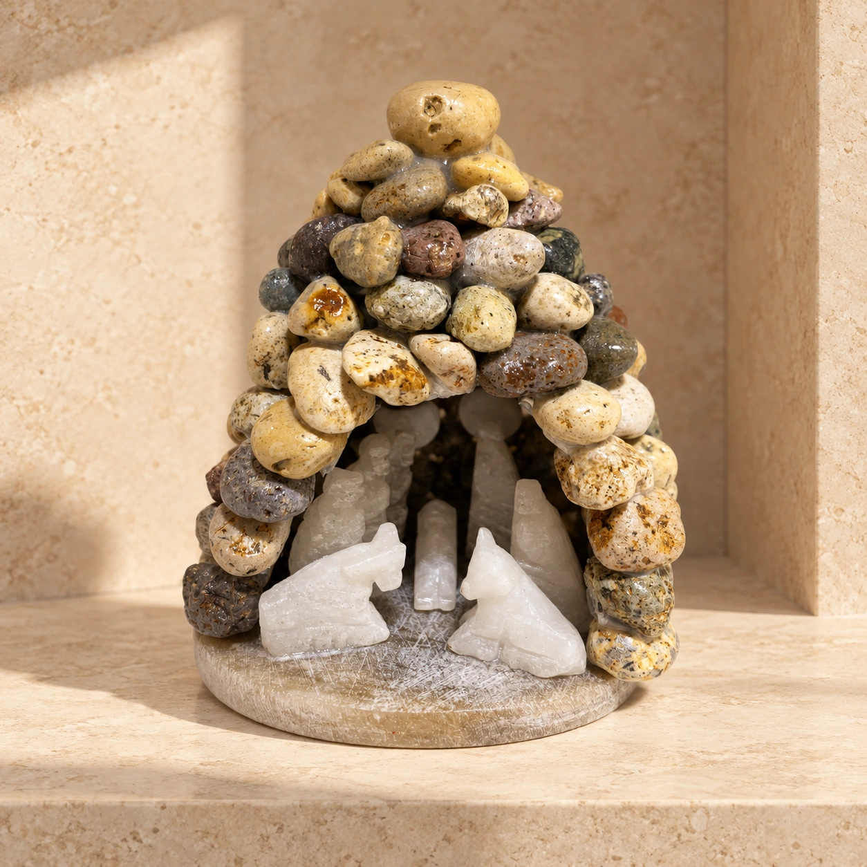 Nacimiento de Piedra con Revestimiento de Piedritas - Vista 3
