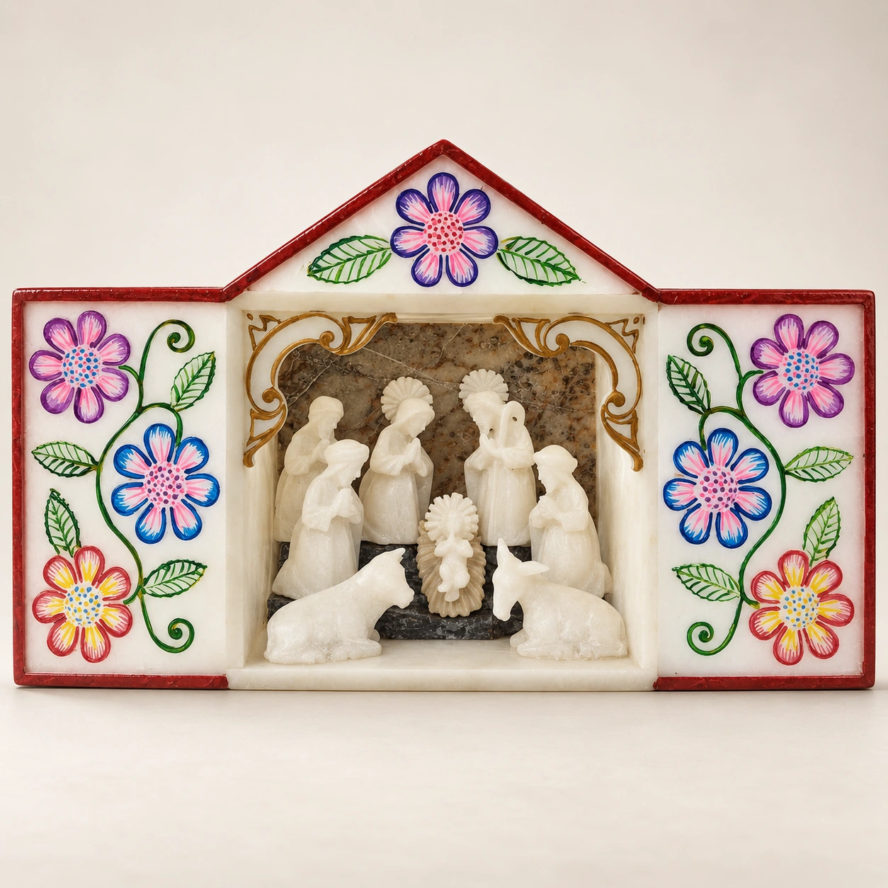 Retablo Grande Pintado en Piedra de Huamanga - Vista 1