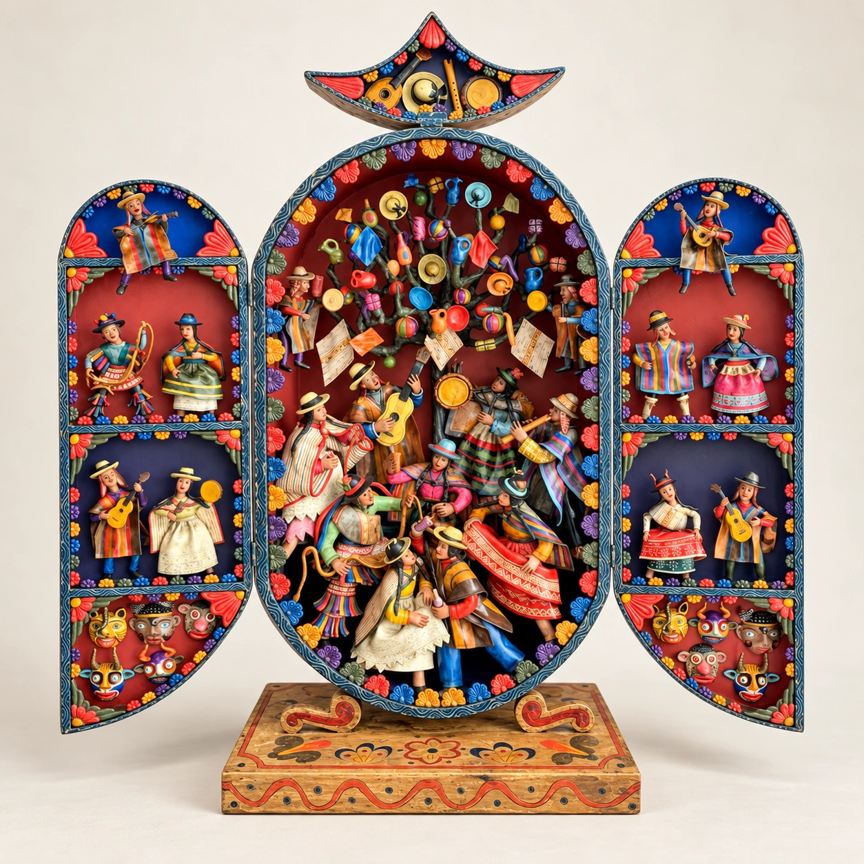 Retablo de Autor — Formato Grande 01 (Maximiano Ochante)
