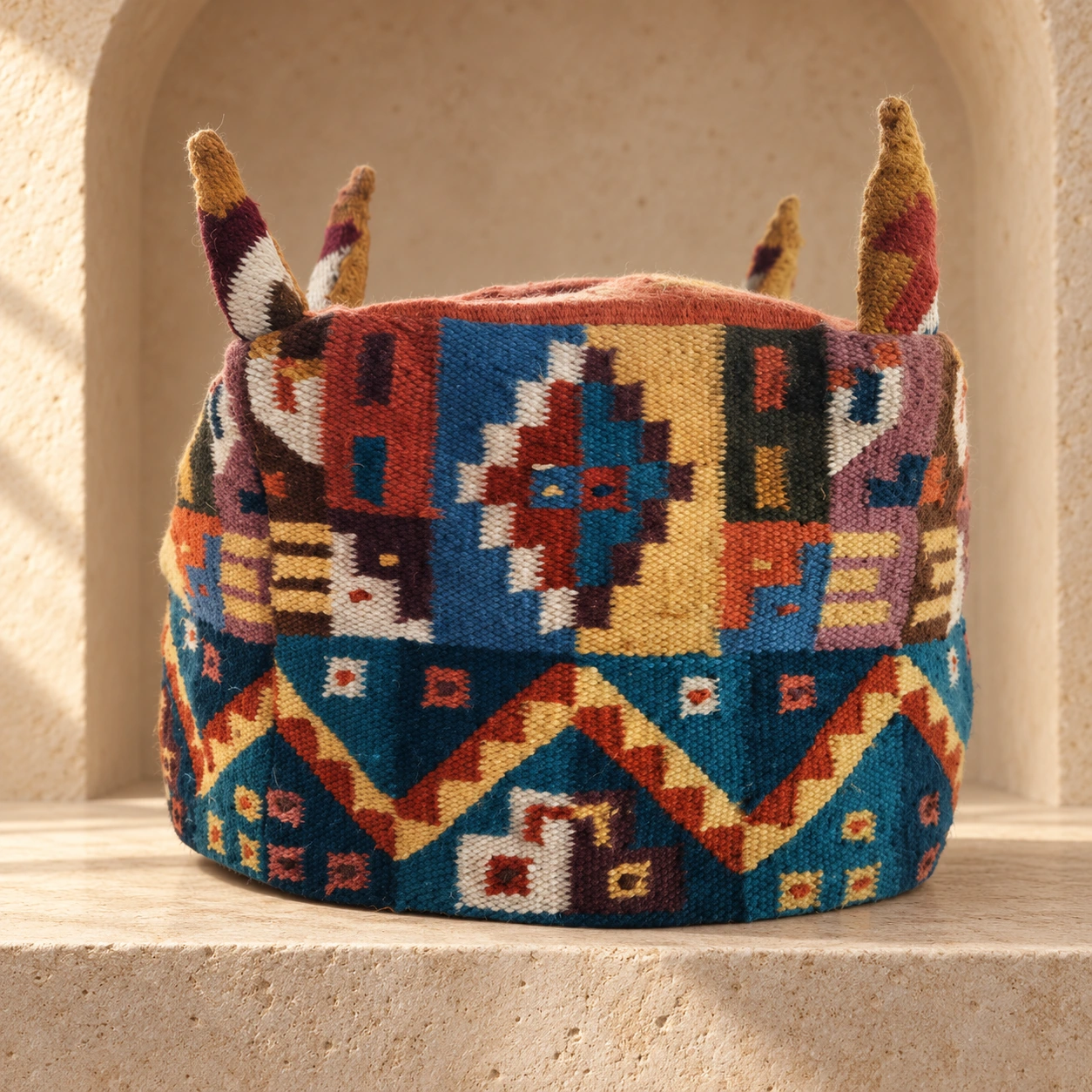 Gorro Wari Textil — Modelo 2 - Vista 3