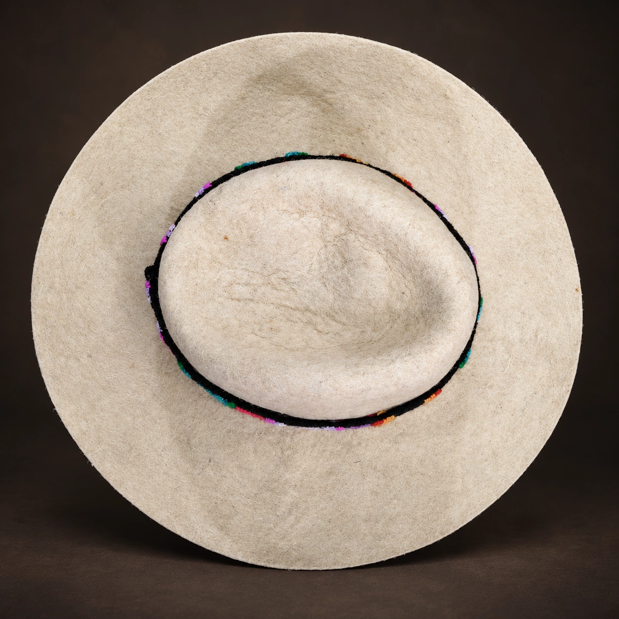 Sombrero de Alpaca Blanco - Vista 2