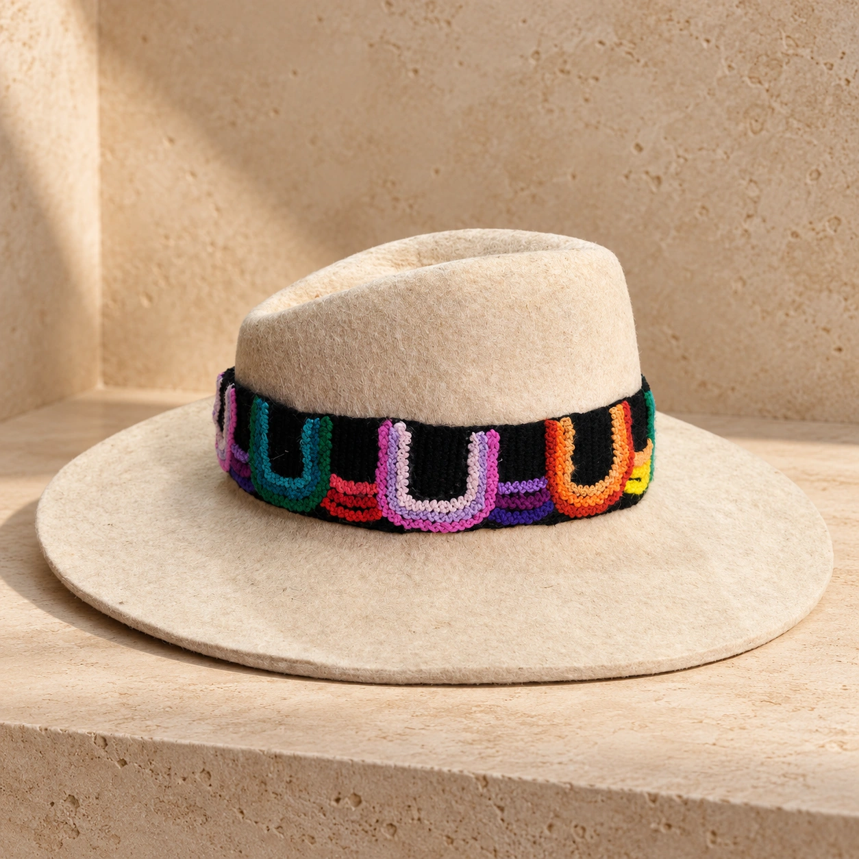Sombrero de Alpaca Blanco - Vista 3