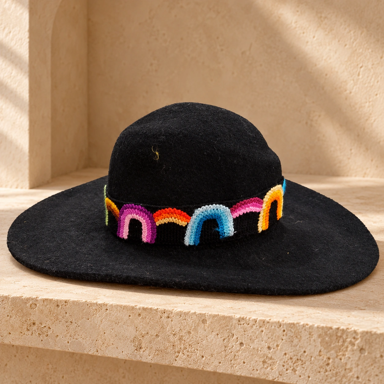 Sombrero de Alpaca Negro - Vista 3