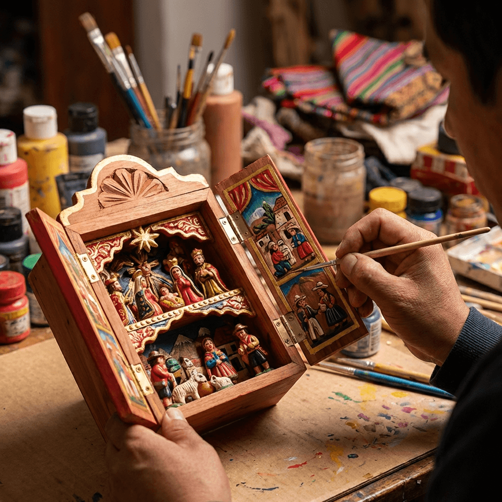 El Arte del Retablo Ayacuchano: Ventanas al Alma