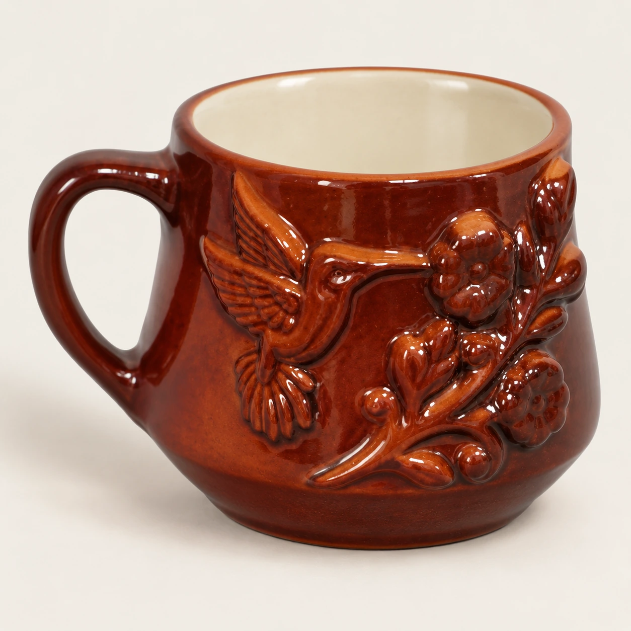 Taza Colibrí Relieves · 7.5 × 8.5 cm - Vista 2