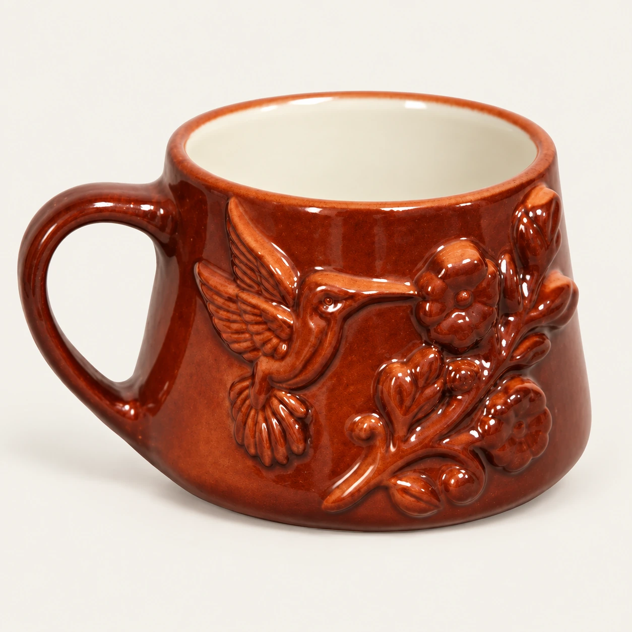 Taza Colibrí Relieves · 7.5 × 8.5 cm - Vista 1