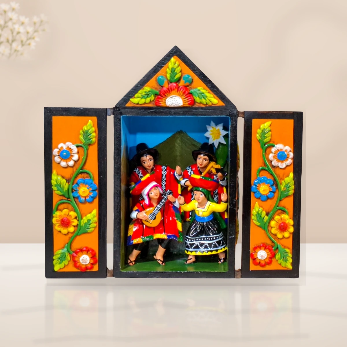 Danza Valicha - 20 × 19 cm - Vista 1