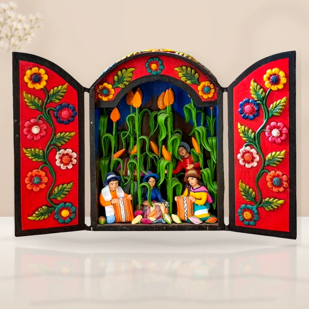 Cosecha de Maíz - 32 × 22 cm - Vista 1