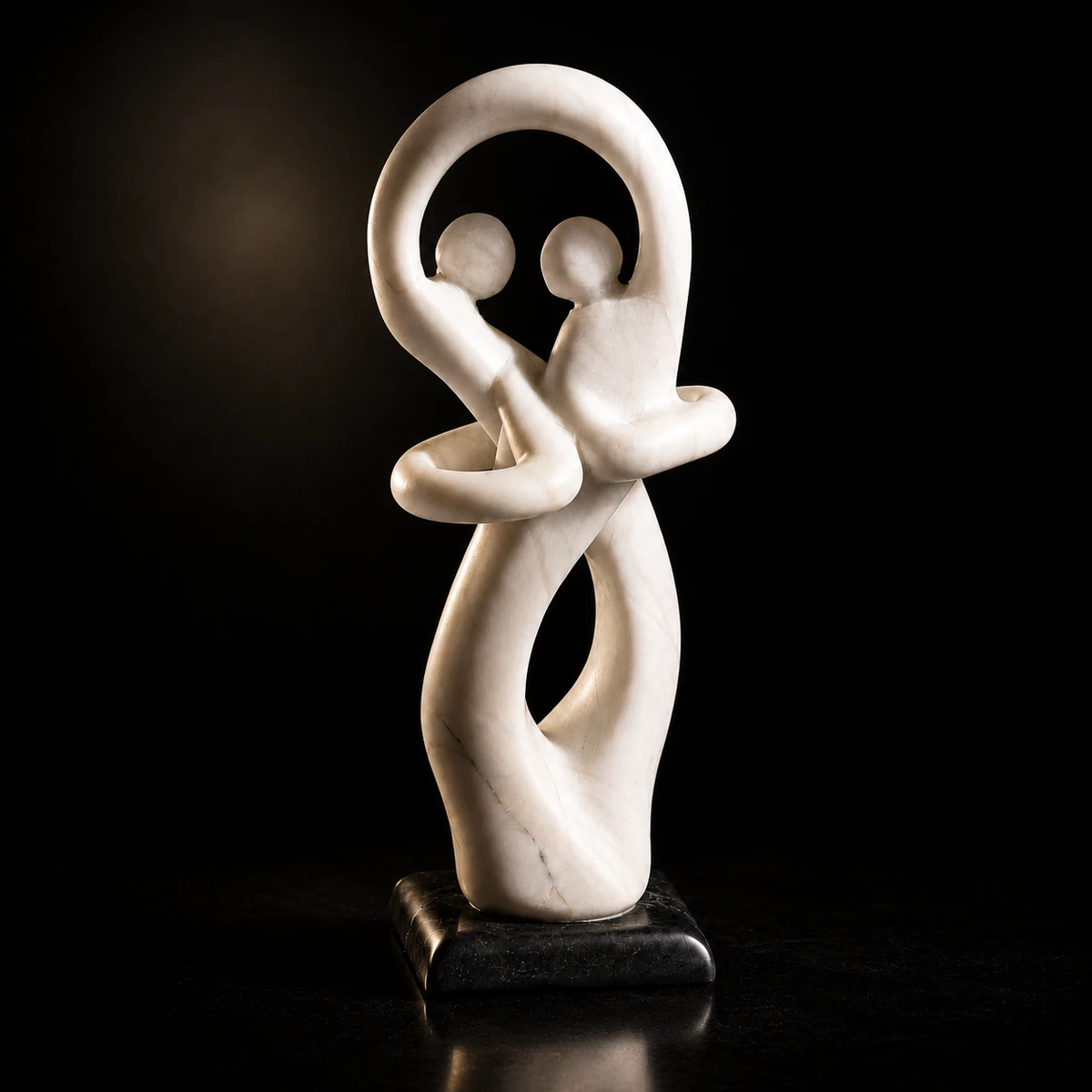 Escultura Contemporánea Abrazo de la Familia y Maternidad Infinita - Vista 1