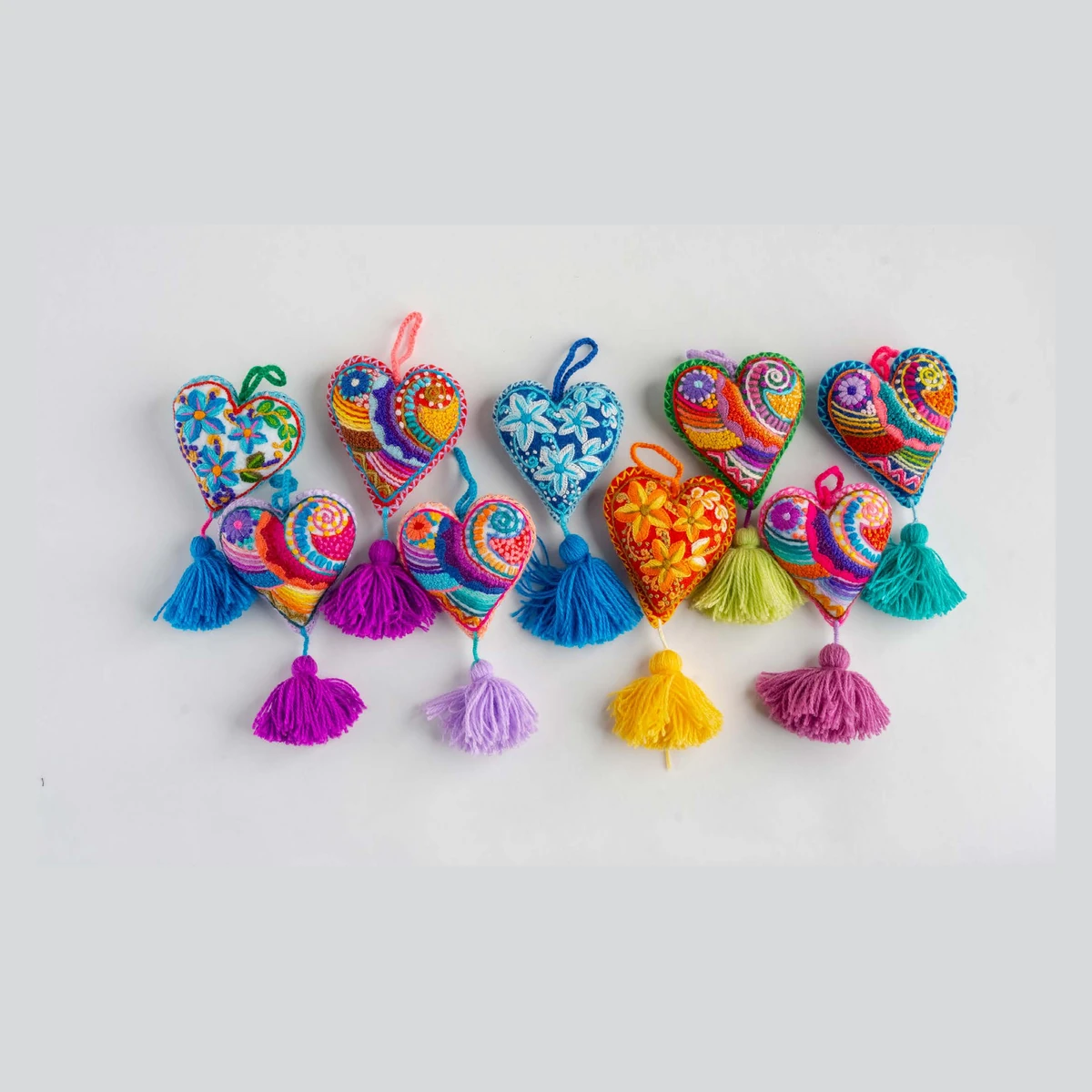 Corazones Bordados - Vista 1