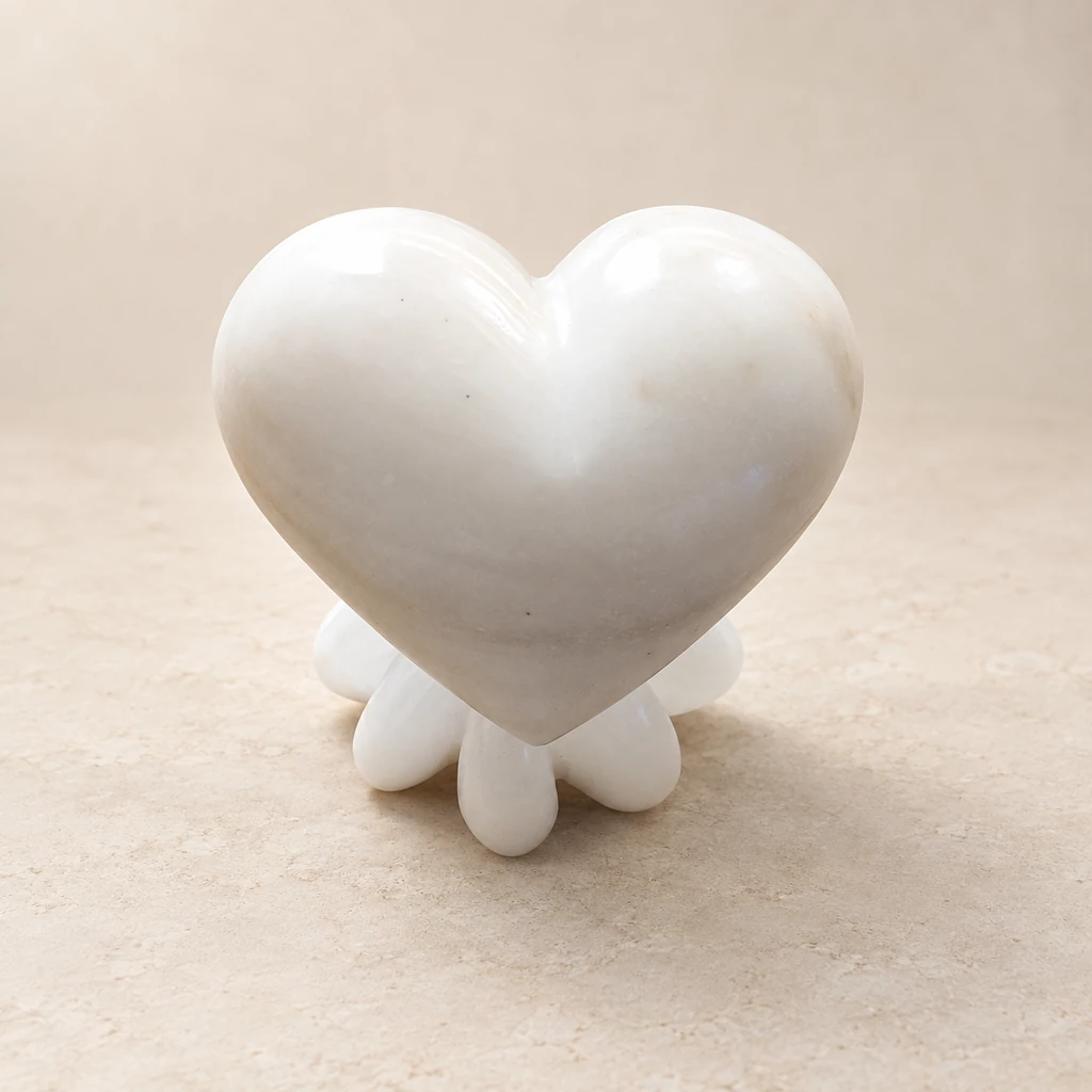 Corazón en Pedestal - Vista 1