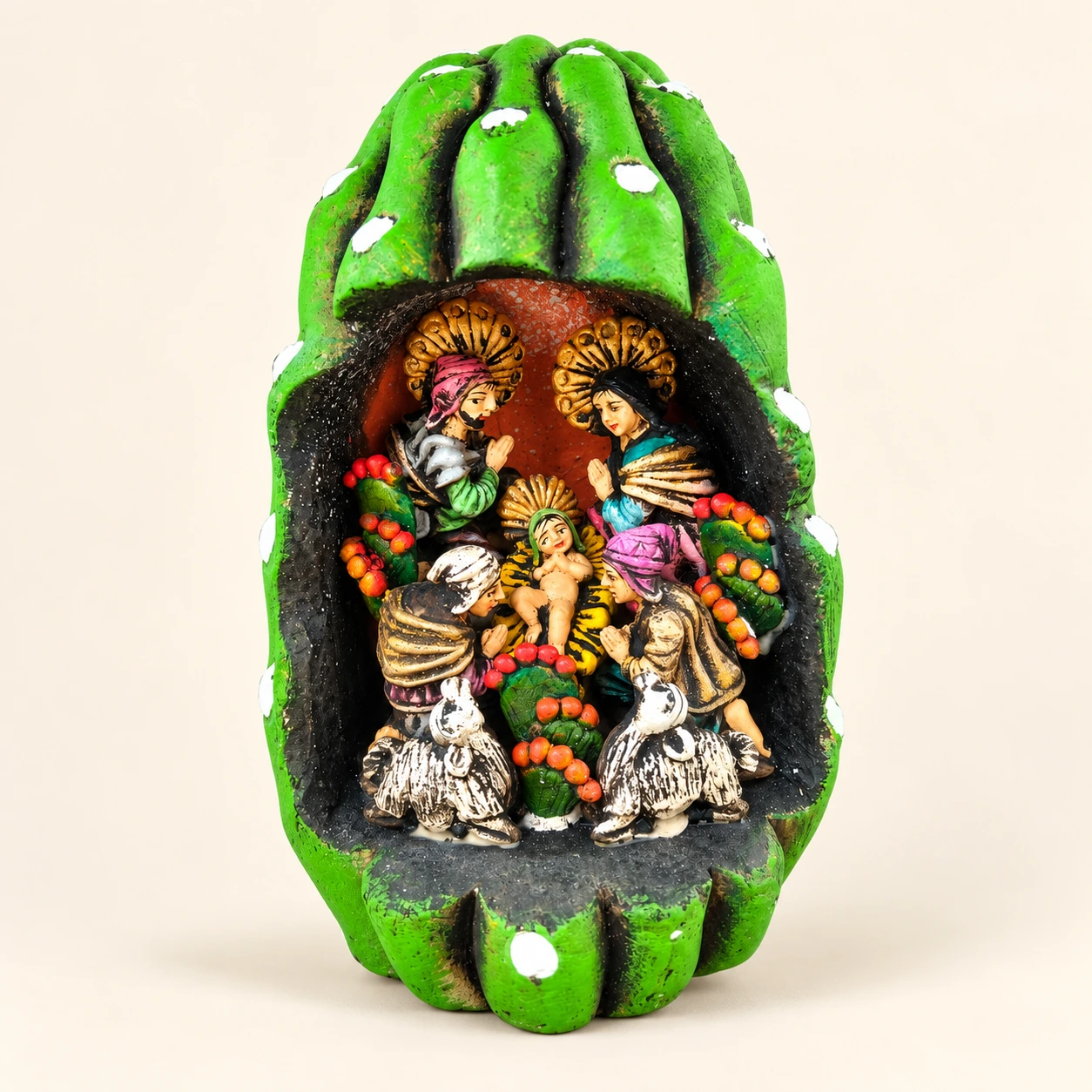 Nativity in a Prickly Pear Pad