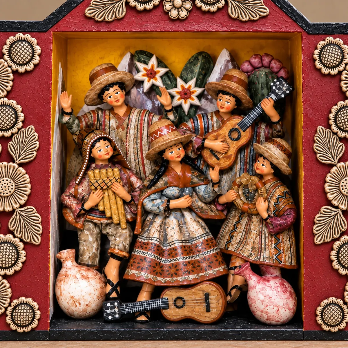 K’uchuyuq Hanan Patayuq Monocromo Capilla Retablo - Vista 2