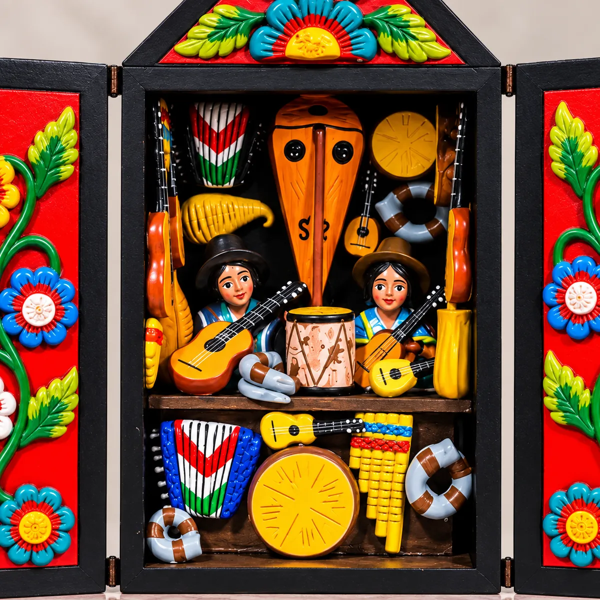 Retablo Ayacuchano Tradicional Taller de Instrumentos Musicales Andinos - Vista 2