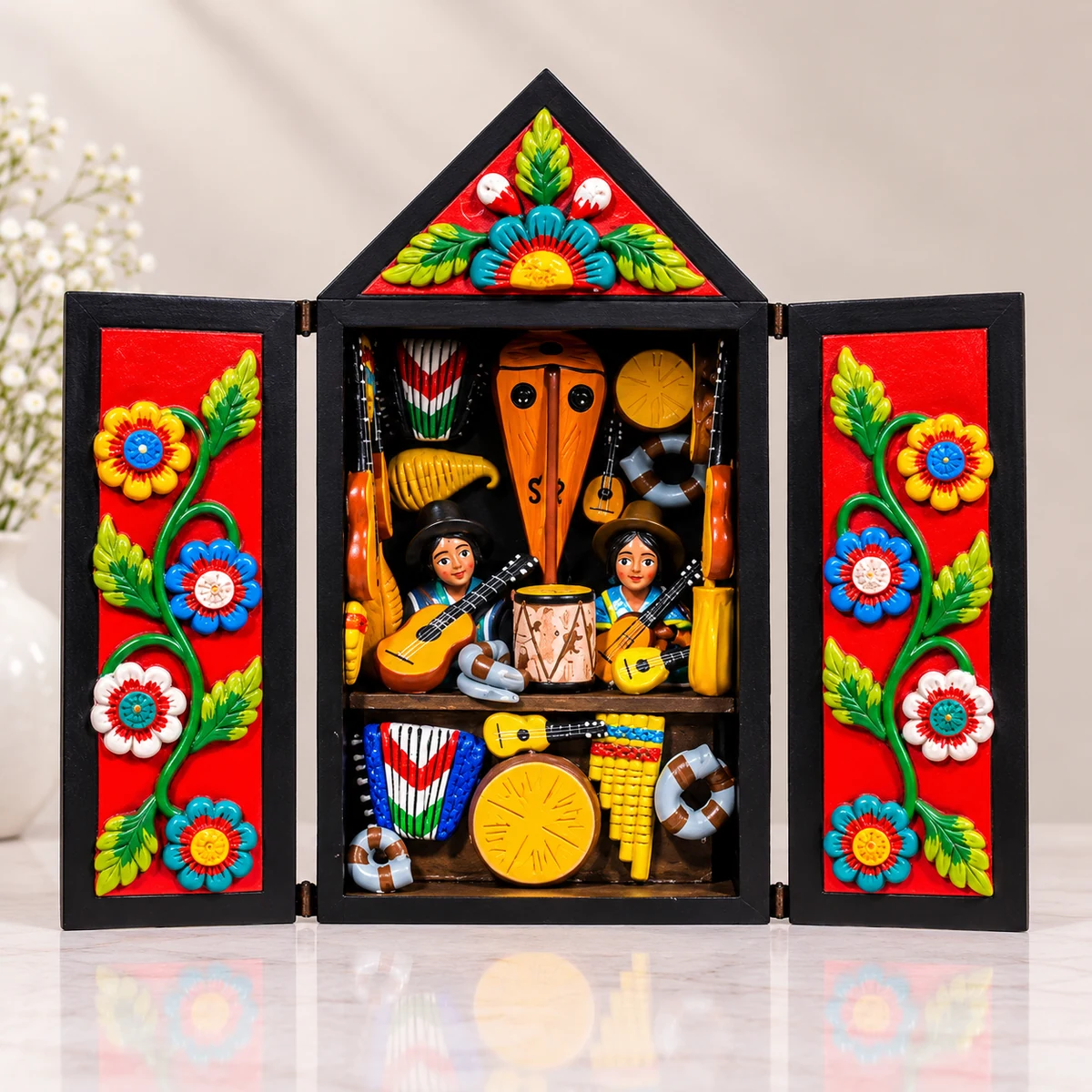 Retablo Ayacuchano Tradicional Taller de Instrumentos Musicales Andinos - Vista 1