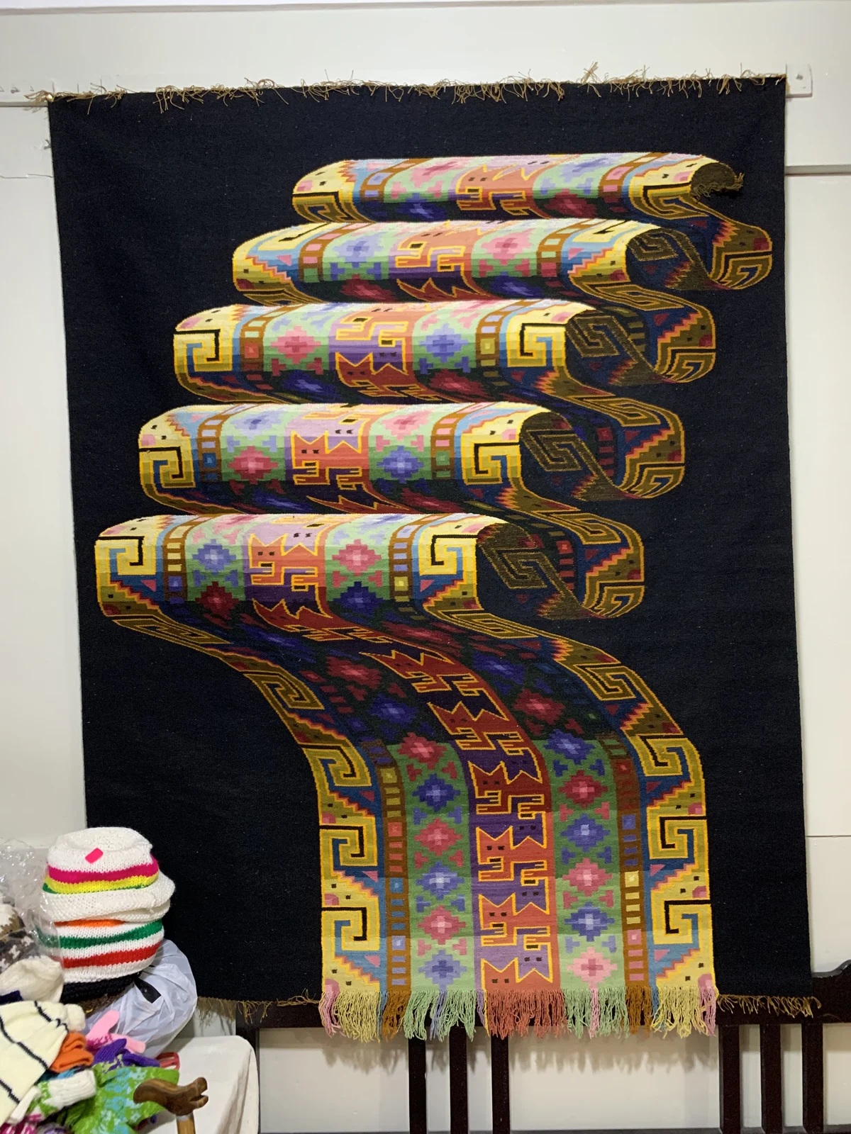 Tapiz Mural Wari Tradicional Maestro Alfonso Sulca 16 - Vista 1