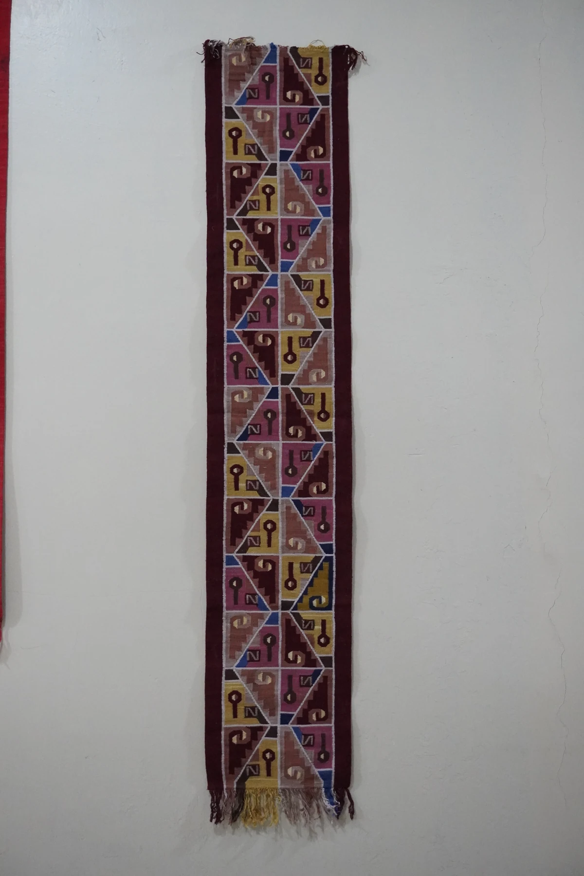 Faja Ceremonial Mural Grecas Geométricas Wari Maestro Edwin Sulca - Vista 1