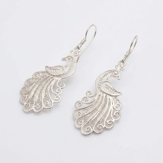 Aretes de Filigrana de Plata